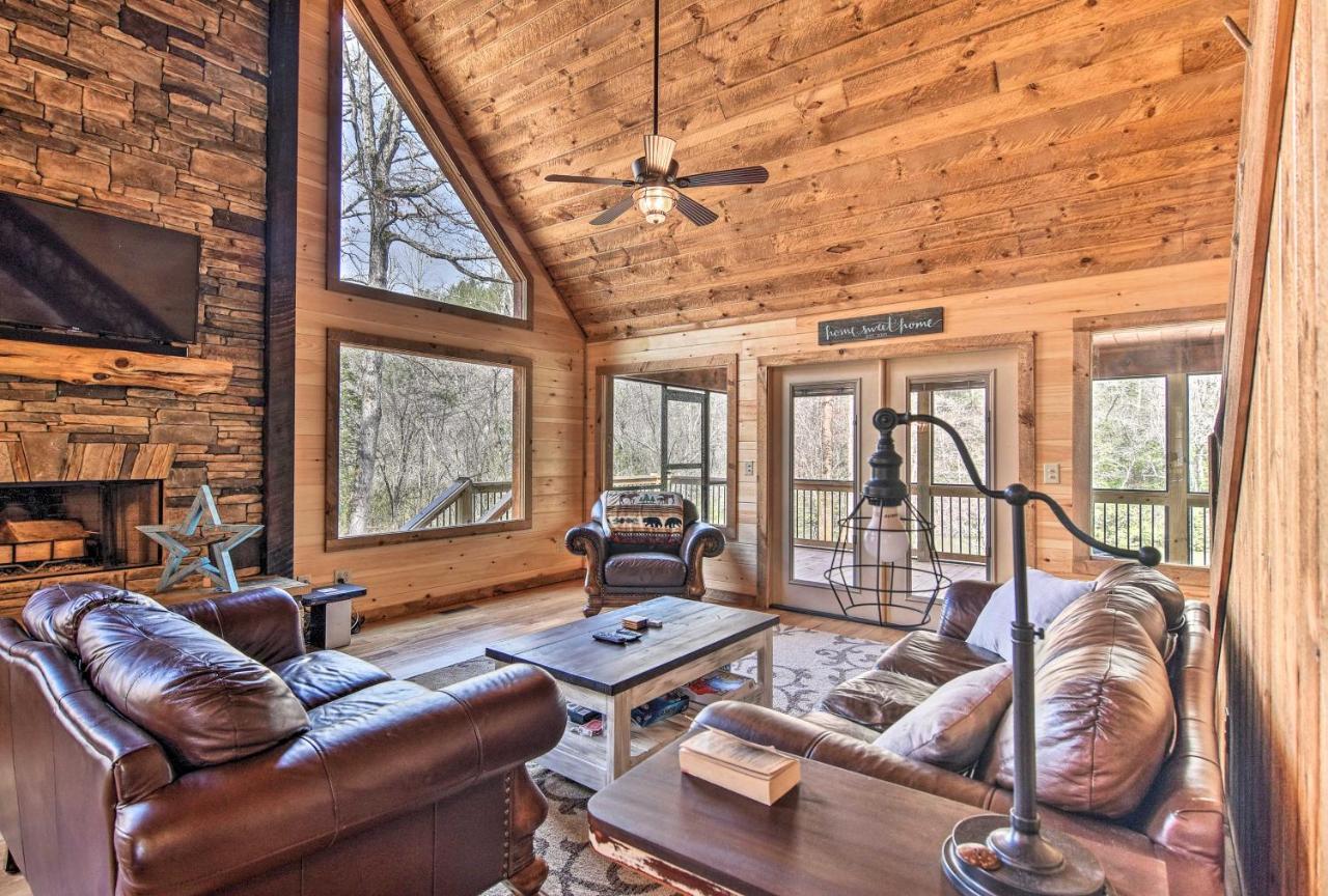 Modern Murphy Cabin With Nottely River Views! Esterno foto