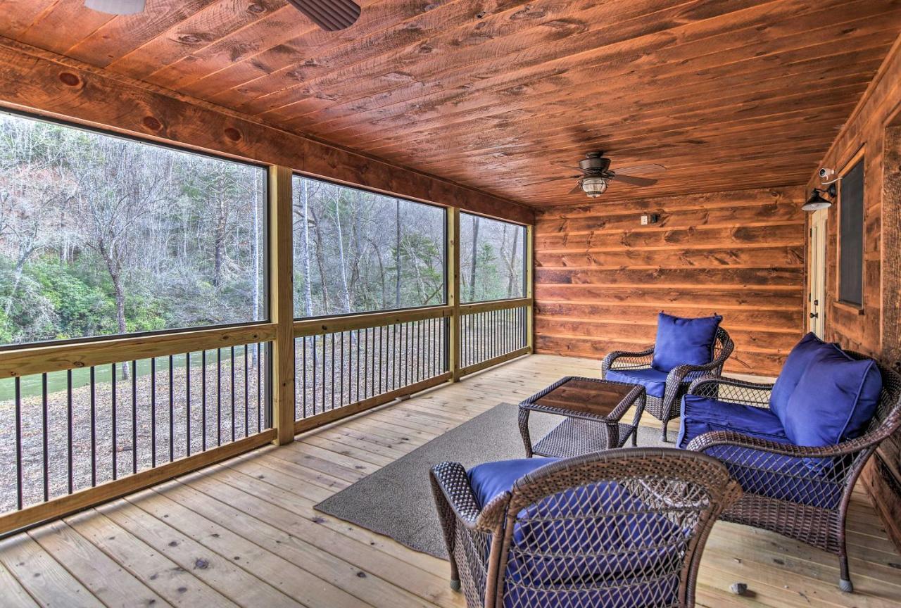 Modern Murphy Cabin With Nottely River Views! Esterno foto