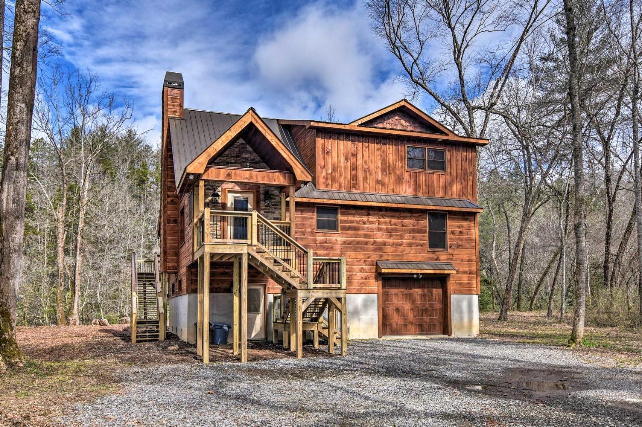 Modern Murphy Cabin With Nottely River Views! Esterno foto